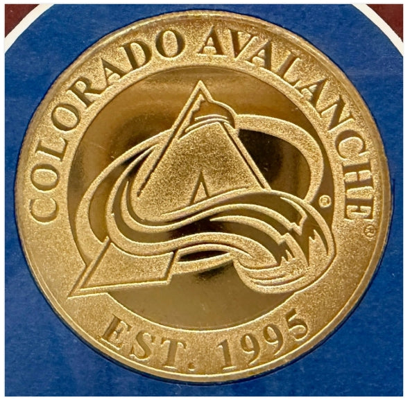 Nathan MacKinnon Colorado Avalanche Highland Mint Photo and Coin