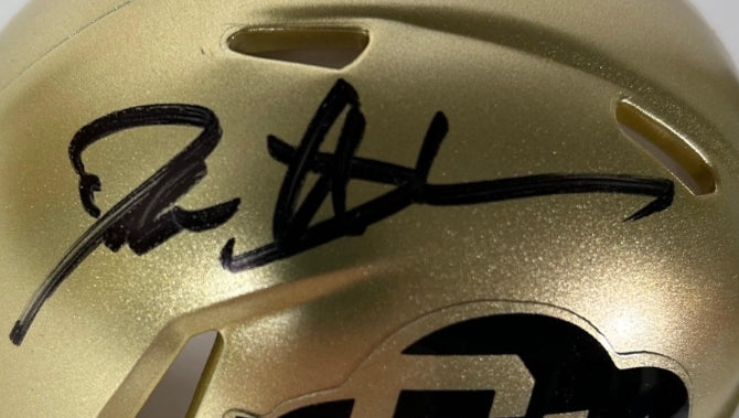 Deion Sanders Autographed Colorado Buffaloes Riddell Mini Helmet BAS COA