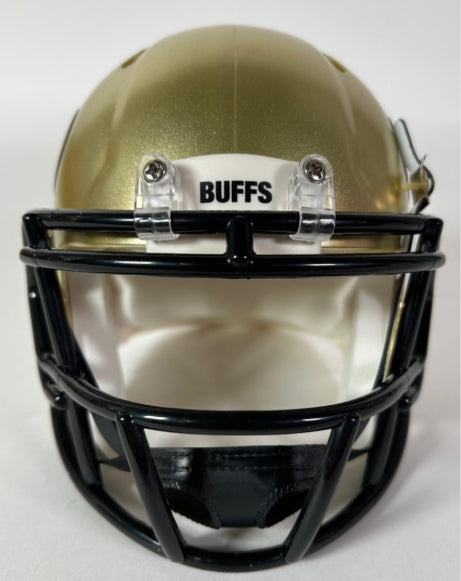 Deion Sanders Autographed Colorado Buffaloes Riddell Mini Helmet BAS COA