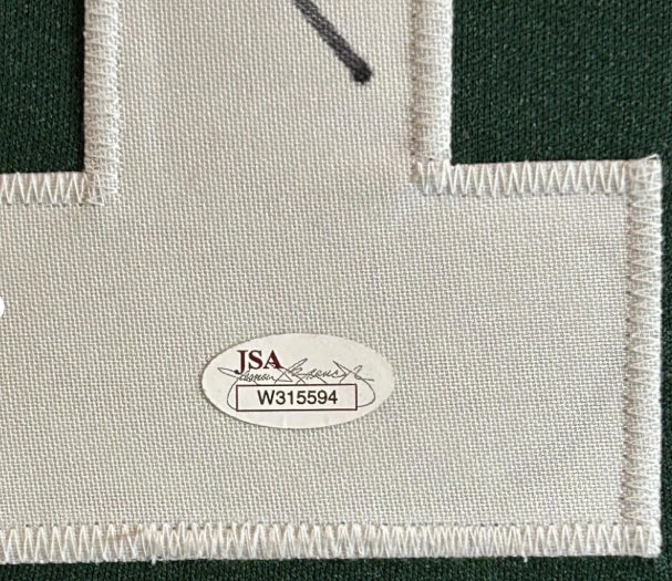 Bart Starr Autograph/Inscribed Deluxe Framed (34"Wx40"H) Packers Jersey- JSA COA