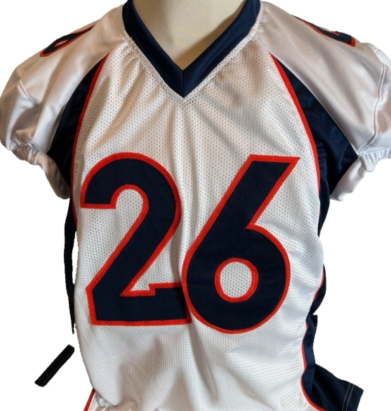 Darian Stewart Autographed/Inscribed "SB 50 Champs" Custom White Broncos Jersey - BAS COA