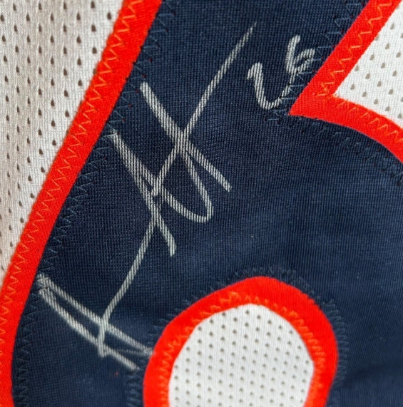 Darian Stewart Autographed/Inscribed "SB 50 Champs" Custom White Broncos Jersey - BAS COA