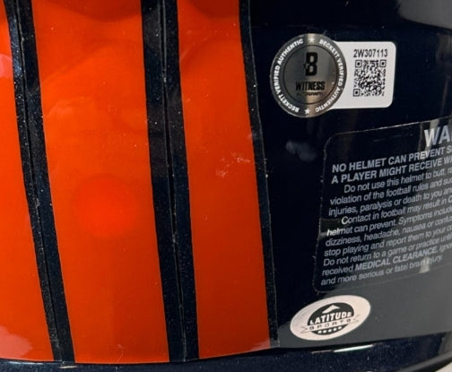 Von Miller Autographed Denver Broncos Navy Pro Helmet Beckett COA