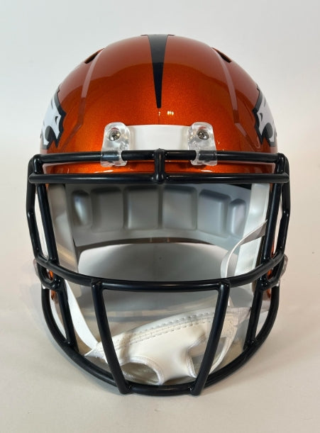 Champ Bailey Autographed Denver Broncos Flash Replica Helmet BAS COA