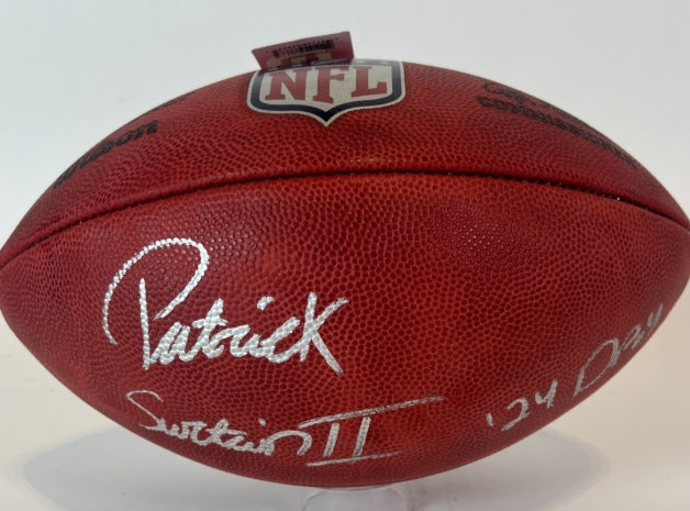 Patrick Surtain II Autographed/Inscribed '24 DPOY NFL Football with Beckett COA
