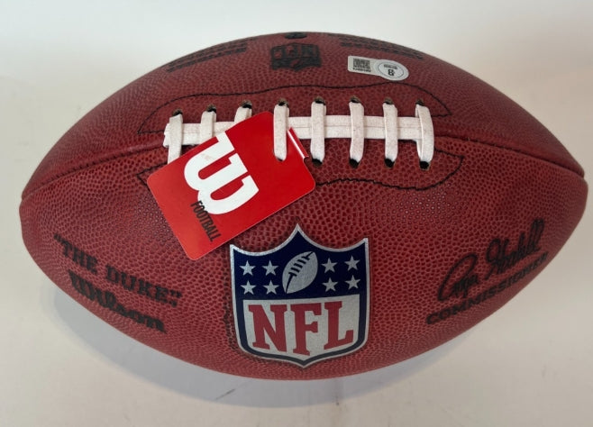 Patrick Surtain II Autographed/Inscribed 'Go Broncos' NFL Football with Beckett COA