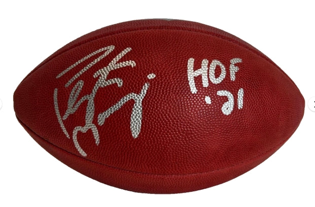 Peyton Manning Autographed NFL Duke Football - HOF '21 Inscription - Fanatics Authenticated - Latitude Sports Marketing