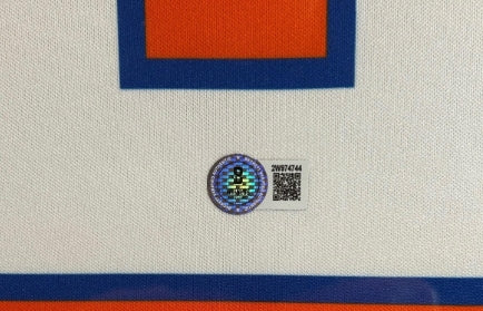 Patrick Surtain II Autographed Nike Broncos Throwback Jersey Deluxe Framed Display with BAS COA - Latitude Sports Marketing