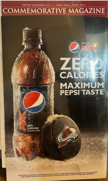 Peter Forsberg Autographed Jersey Retirement Program 10/08/2011 JSA COA - Latitude Sports Marketing