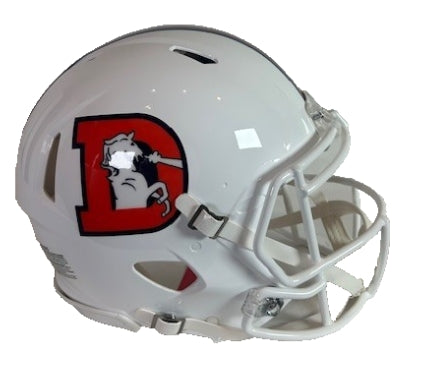 Denver Broncos Snowcapped Full-Size Proline Authentic Riddell Helmet NFL Licensed Product