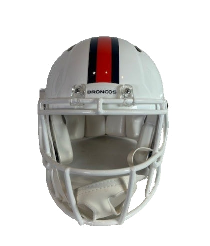 Denver Broncos Snowcapped Full-Size Proline Authentic Riddell Helmet NFL Licensed Product