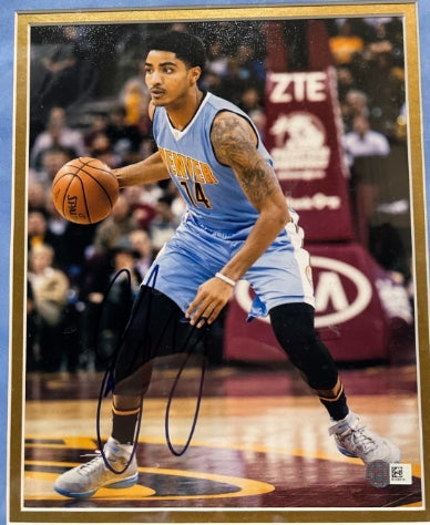 Gary Harris Autographed Denver Nuggets 8x10 Photo – Framed 15x17 with Hologram
