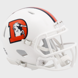 Denver Broncos Riddell Snowcapped Mini Helmet