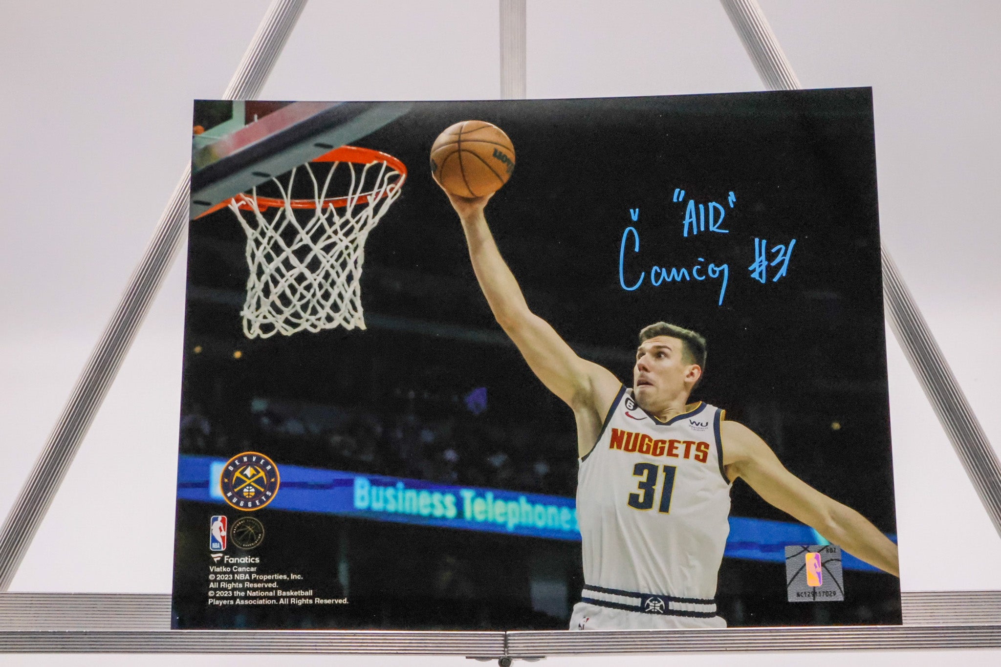 Vlatko Cancar Autographed 8X10 Photo - Latitude Sports Marketing