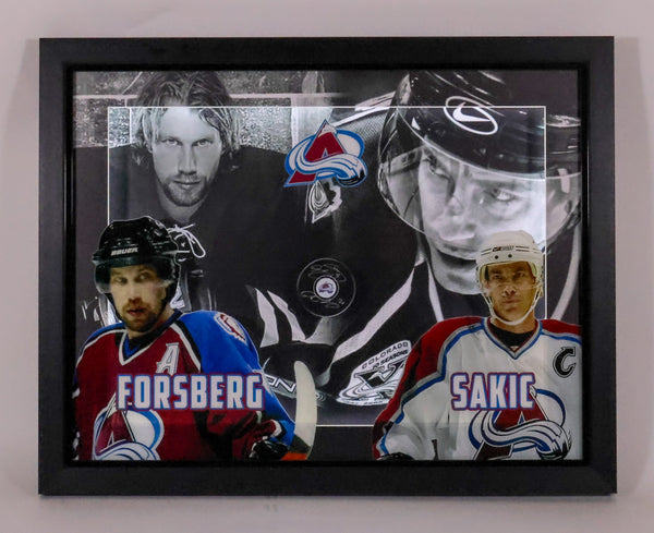 Custom Framing Hockey Puck Shadow Box