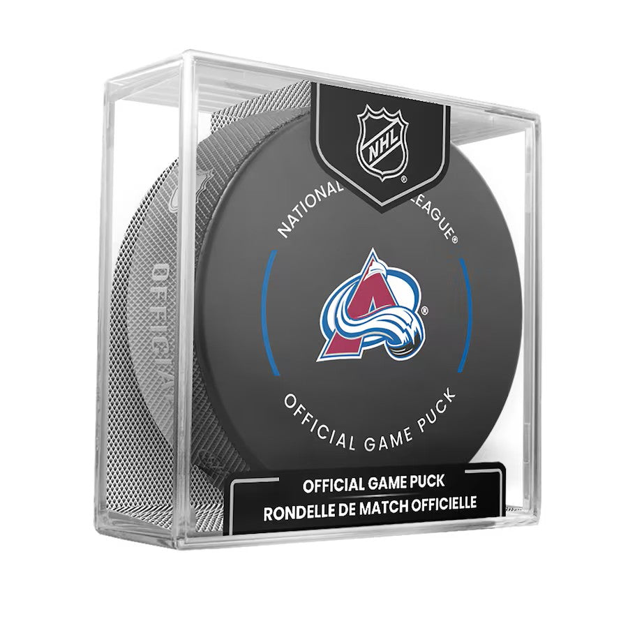 Avs Logo Official Game Puck