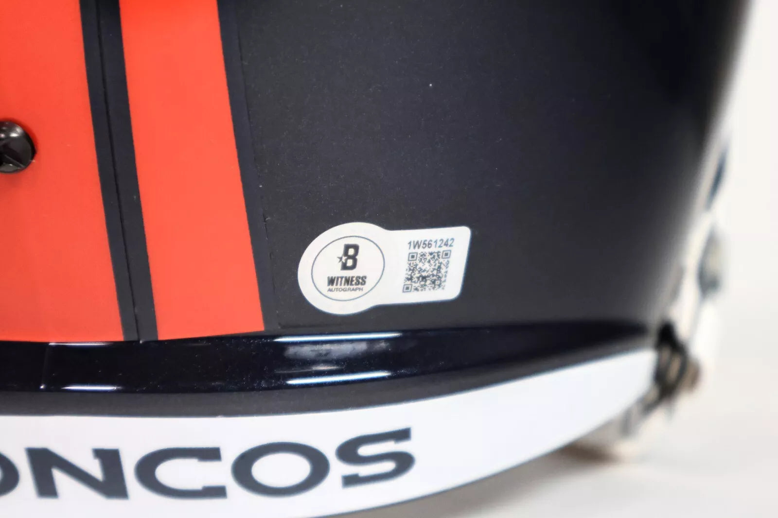 Ed McCaffrey & Rod Smith Signed Denver Broncos Helmet Inscribed "Back 2 Back"