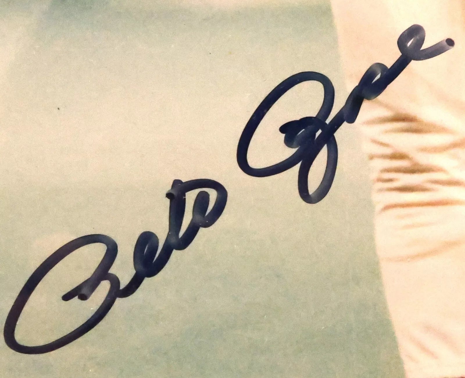 Pete Rose Autographed 8x10 Photo with "The Hit" Plaque JSA COA