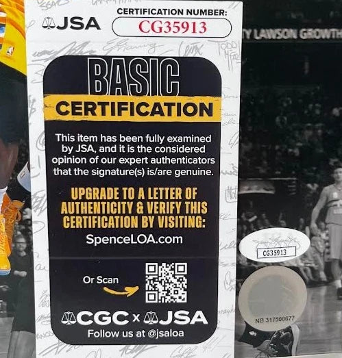 Ty Lawson Autographed Denver Nuggets 8x10 Photo JSA COA