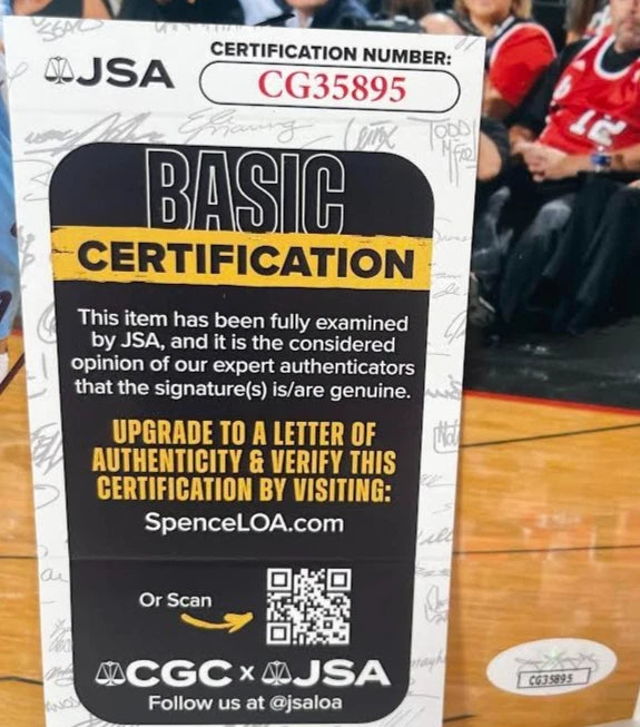 JaVale McGee Denver Nuggets Autographed 8x10 Photo JSA COA