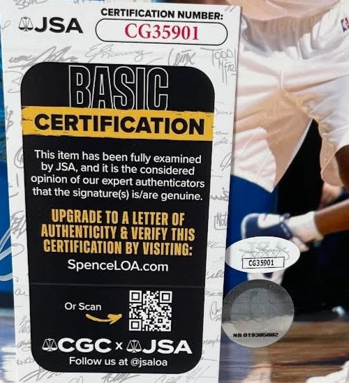 Marcus Camby Denver Nuggets Autographed 8x10 Photo JSA COA