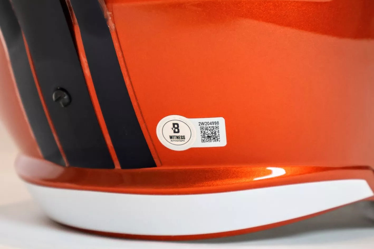 Bo Nix Autographed Denver Broncos Full Size Flash Replica Helmet BAS COA