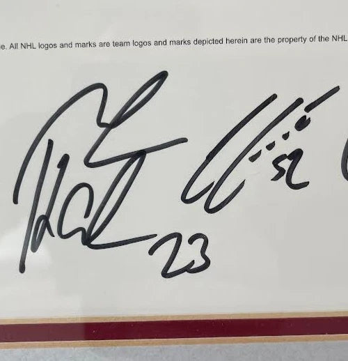 Patrick Roy Colorado Avalanche Autographed Looney Tunes 29"x26.5" Photo JSA COA- 2001 Stanley Cup Team Signed