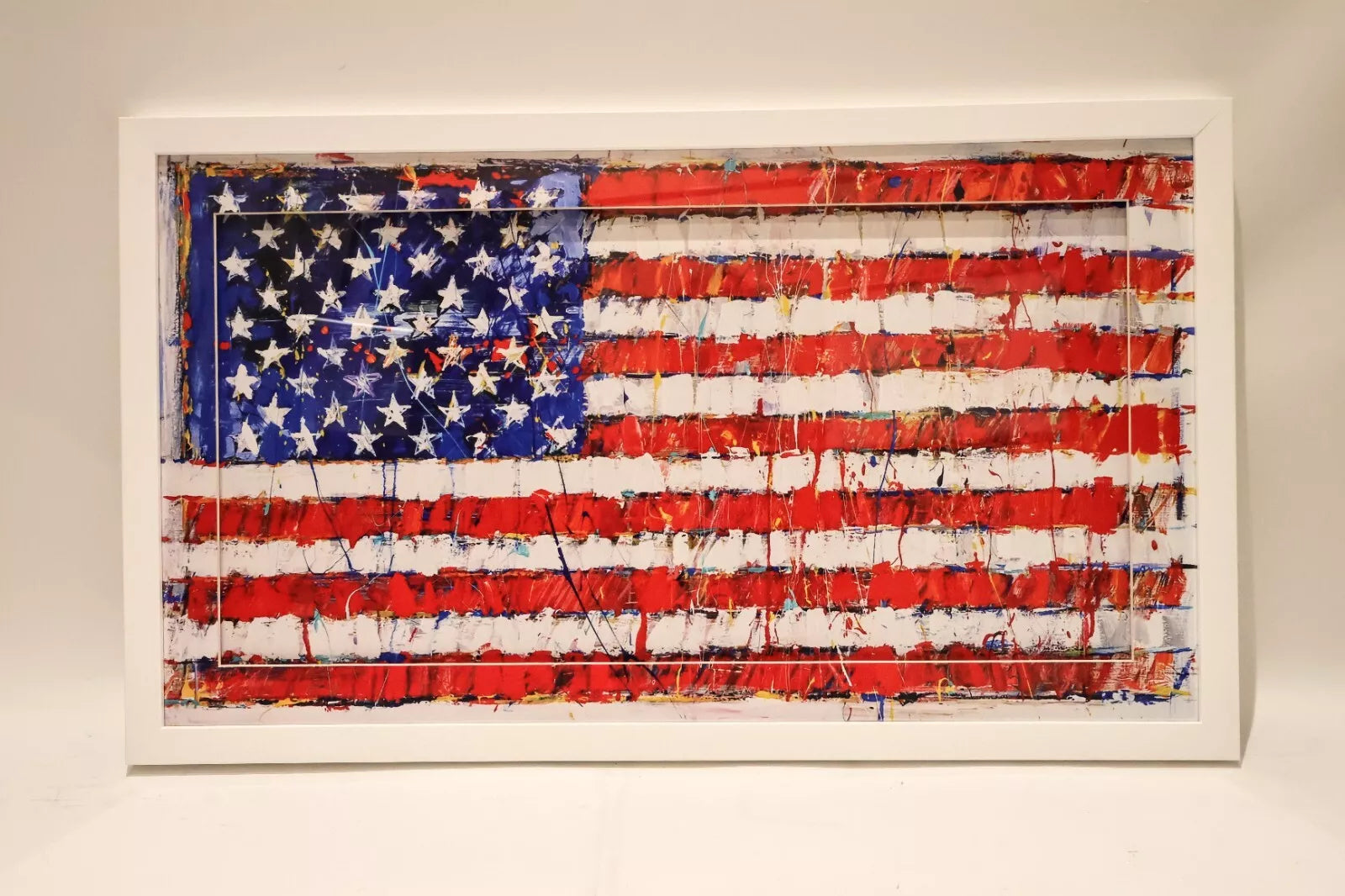 American Flag Pop Art Framed (Charity)