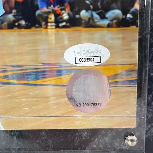 Chris Andersen "Birdman" Autographed Denver Nuggets 8x10 Photo with Plaque JSA COA