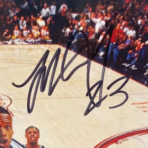 Marcus Camby Denver Nuggets Skyline Jersey Autographed 8x10 Photo JSA COA
