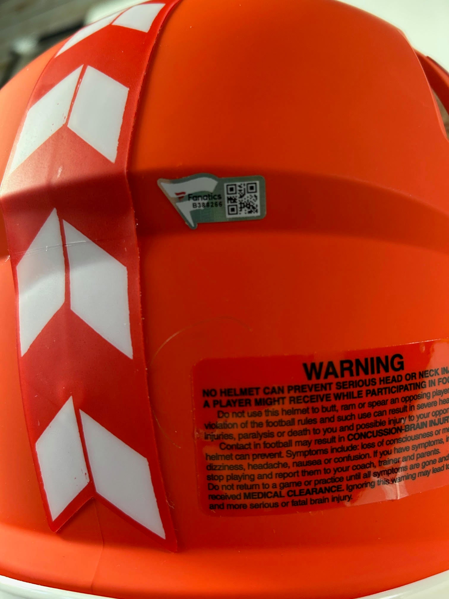 Joe Burrow Autographed Pro Helmet w/ Super Bowl LVI Logo - Fanatics COA