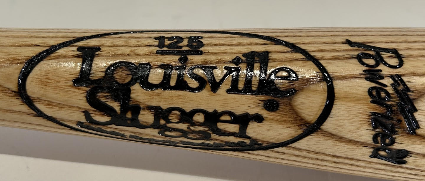 Ozzie Smith Autographed Louisville Slugger Game Model Blonde Bat - JSA COA