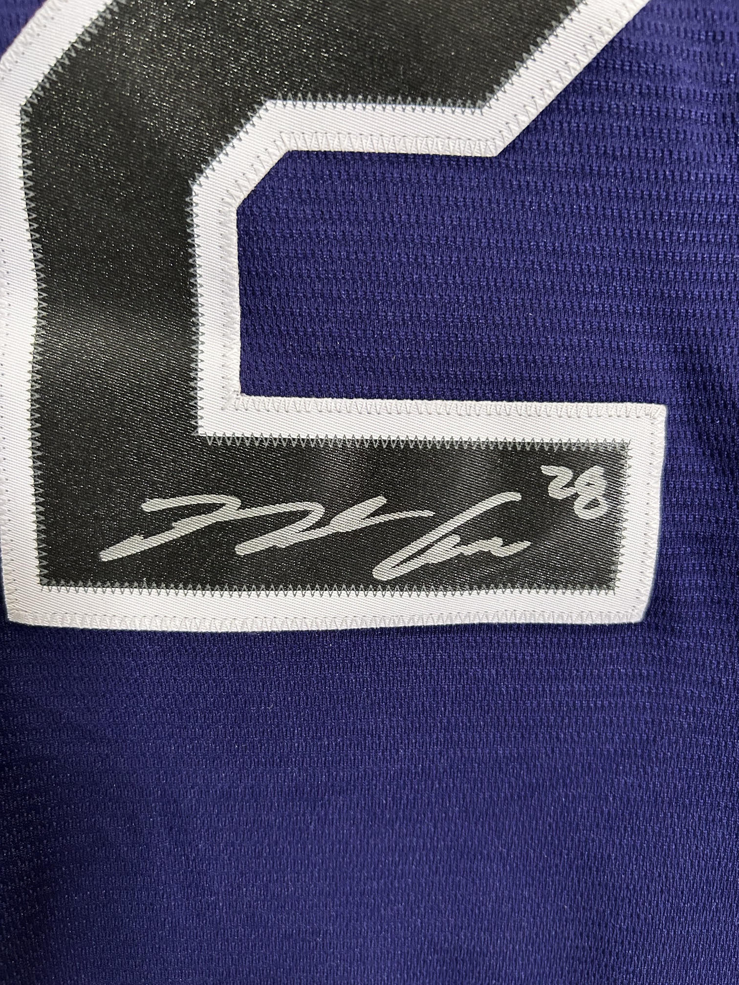 Nolan Arenado Autographed Majestic Purple Colorado Rockies Jersey (Size XL)