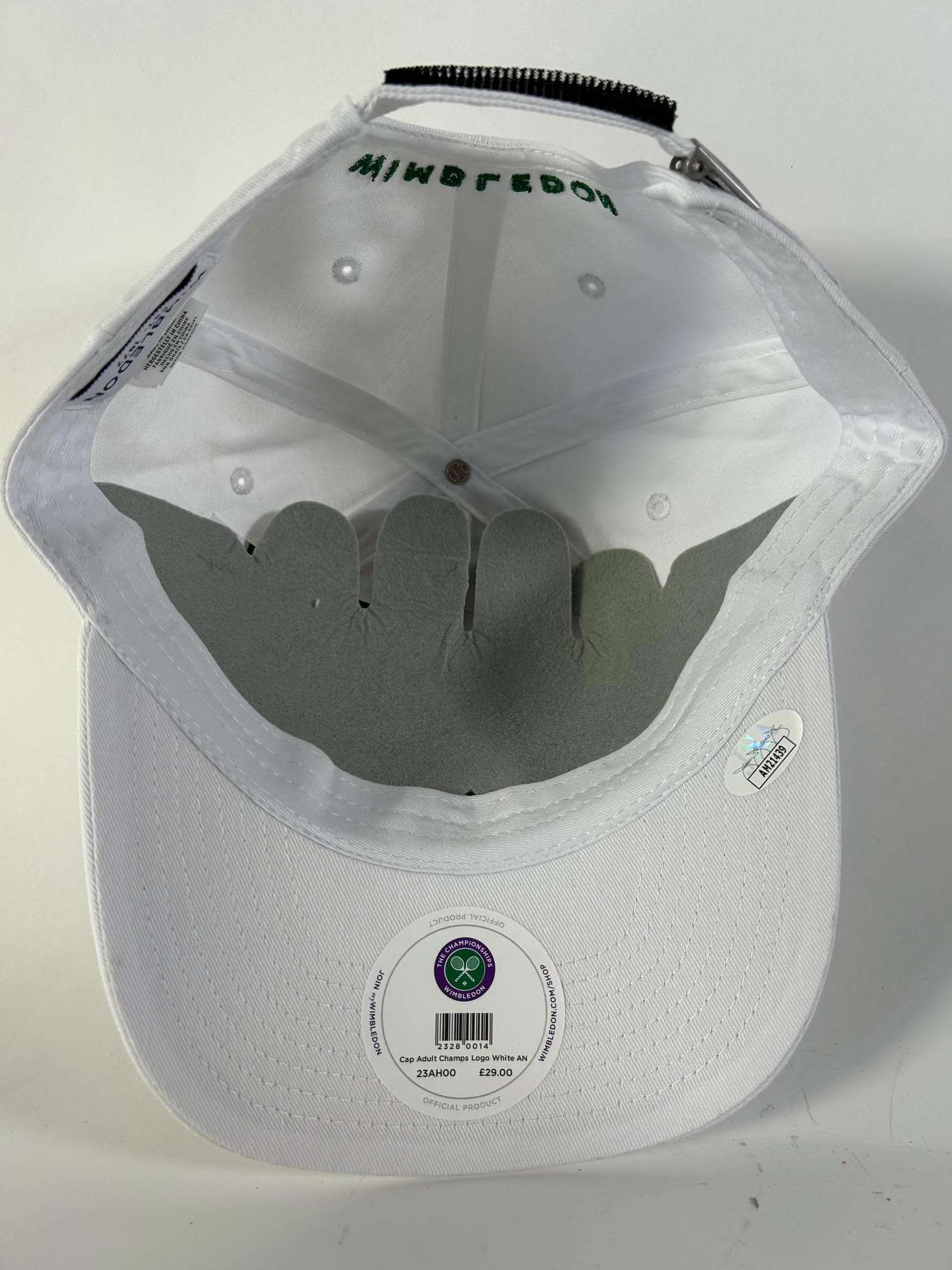 Carlos Alcaraz Autographed Officially Licensed Wimbledon Cap - Brand New - JSA COA