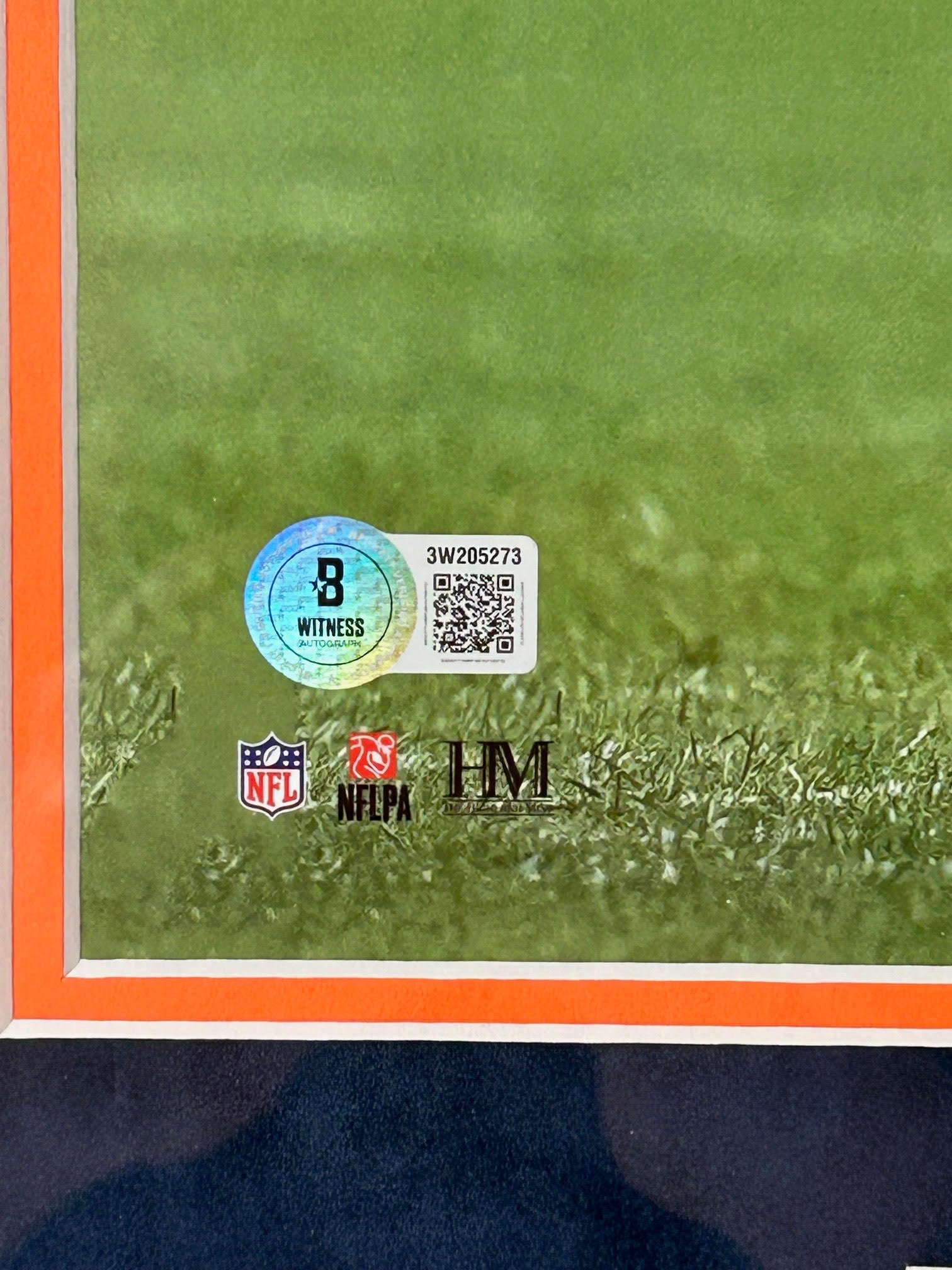 Bo Nix Autographed Denver Broncos 16x20 Photo - Framed 24"W x 34"H - Beckett COA