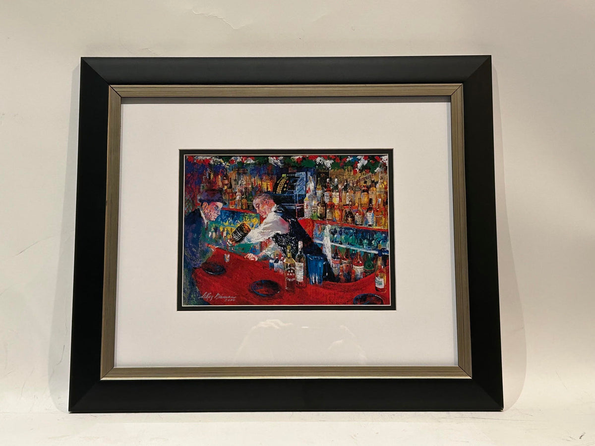 Leroy Neiman Frank Sinatra at Rao's Lithograph – Framed & Matted 8x10 Print