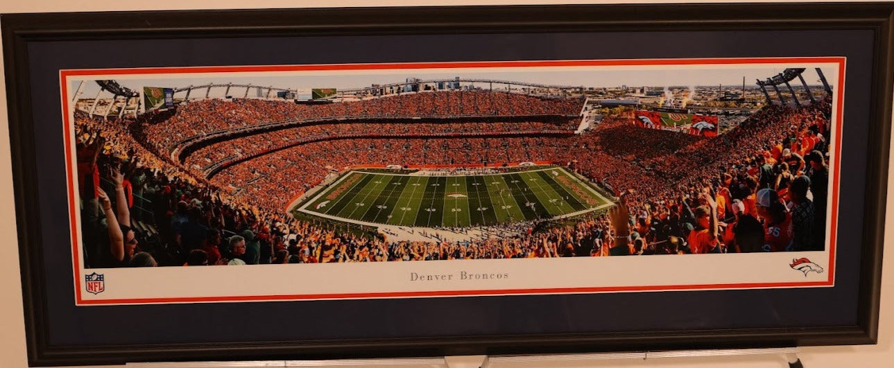 Denver Broncos Mile High Stadium Panoramic - Latitude Sports Marketing