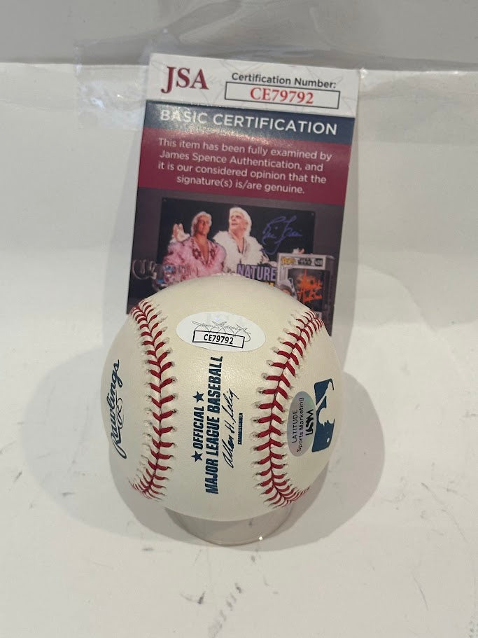 Billy Williams Autographed/Inscribed "H.O.F. '87" Official MLB Baseball JSA COA