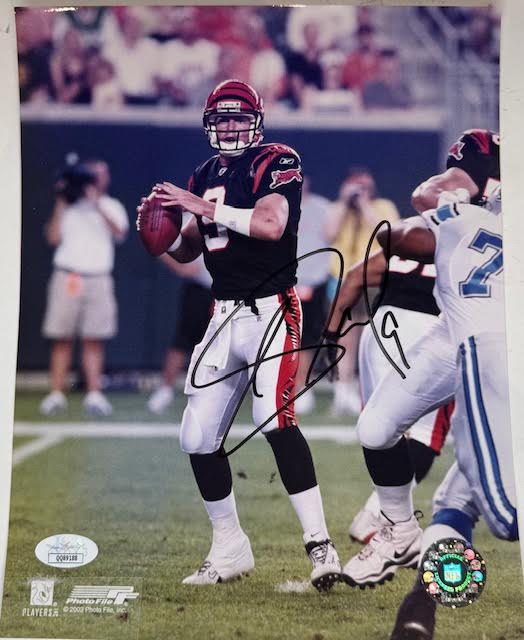 Carson Palmer Autographed Cincinnati Bengals 8x10 Photo JSA COA - Latitude Sports Marketing