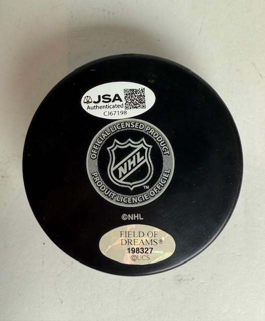 Paul Stastny Autographed Colorado Avalanche Hockey Puck JSA COA - Latitude Sports Marketing