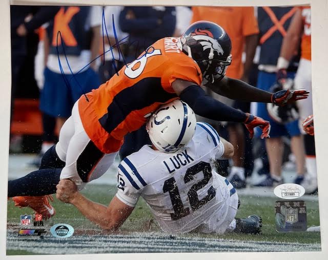 Darian Stewart Autographed Denver Broncos 8x10 Photo JSA COA - Latitude Sports Marketing