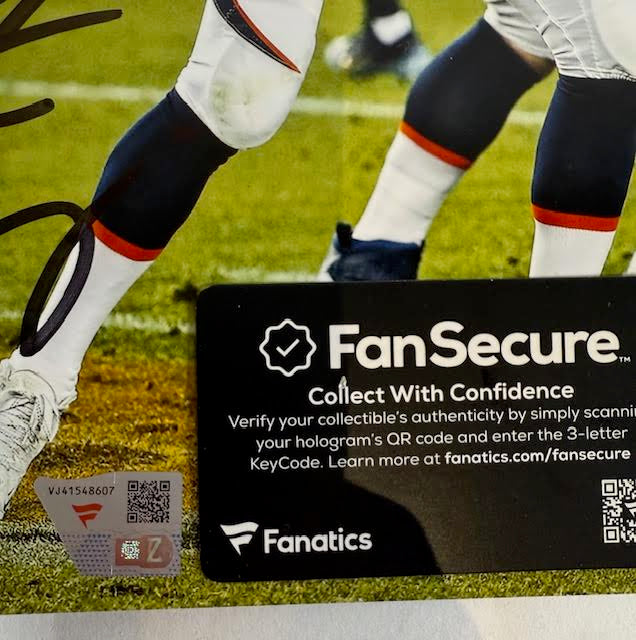 Peyton Manning Autographed Denver Broncos 8x10 Photo Fanatics COA - Latitude Sports Marketing