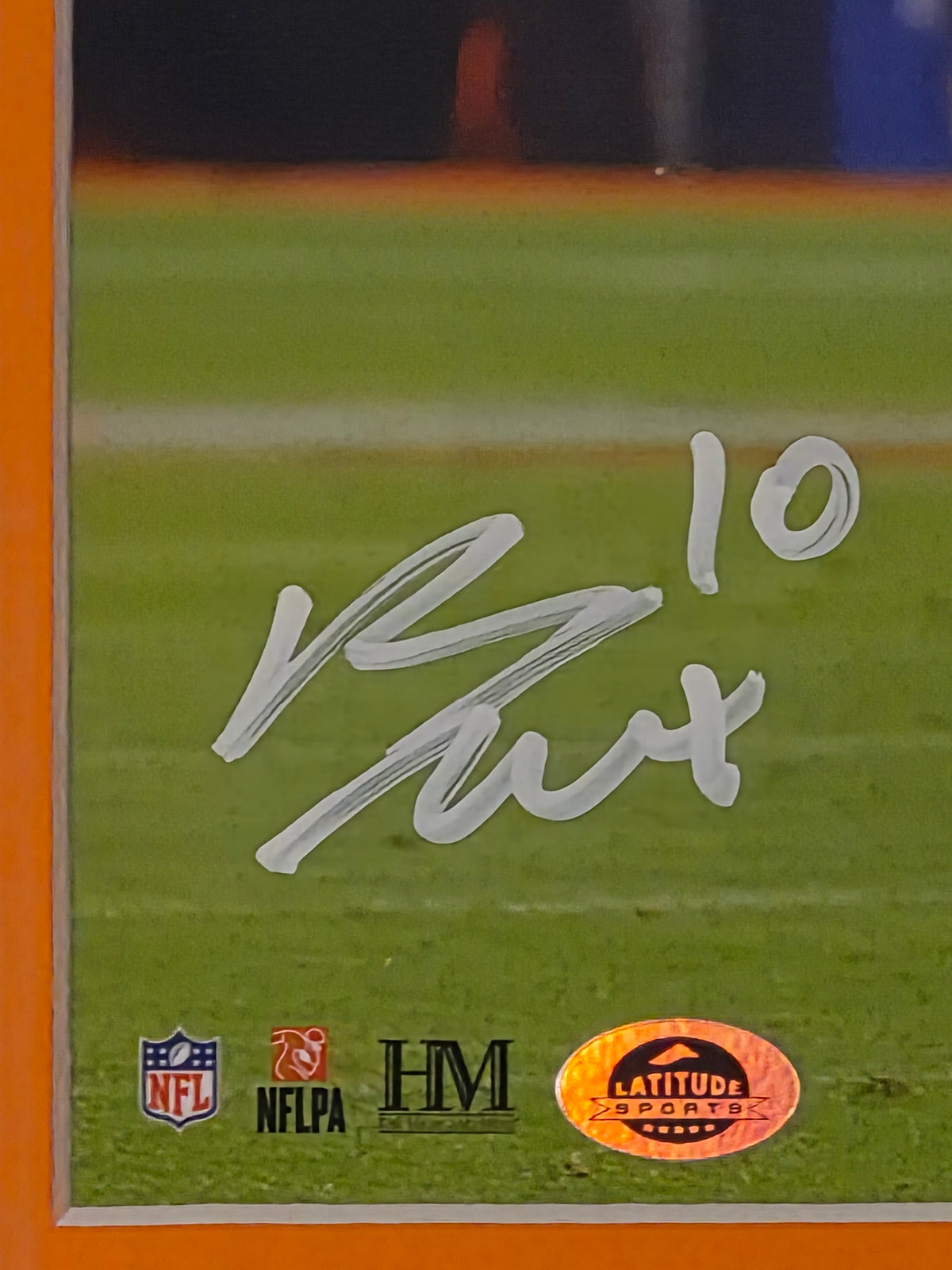 Bo Nix Autographed Photo Framed Denver Broncos - Beckett Authenticated