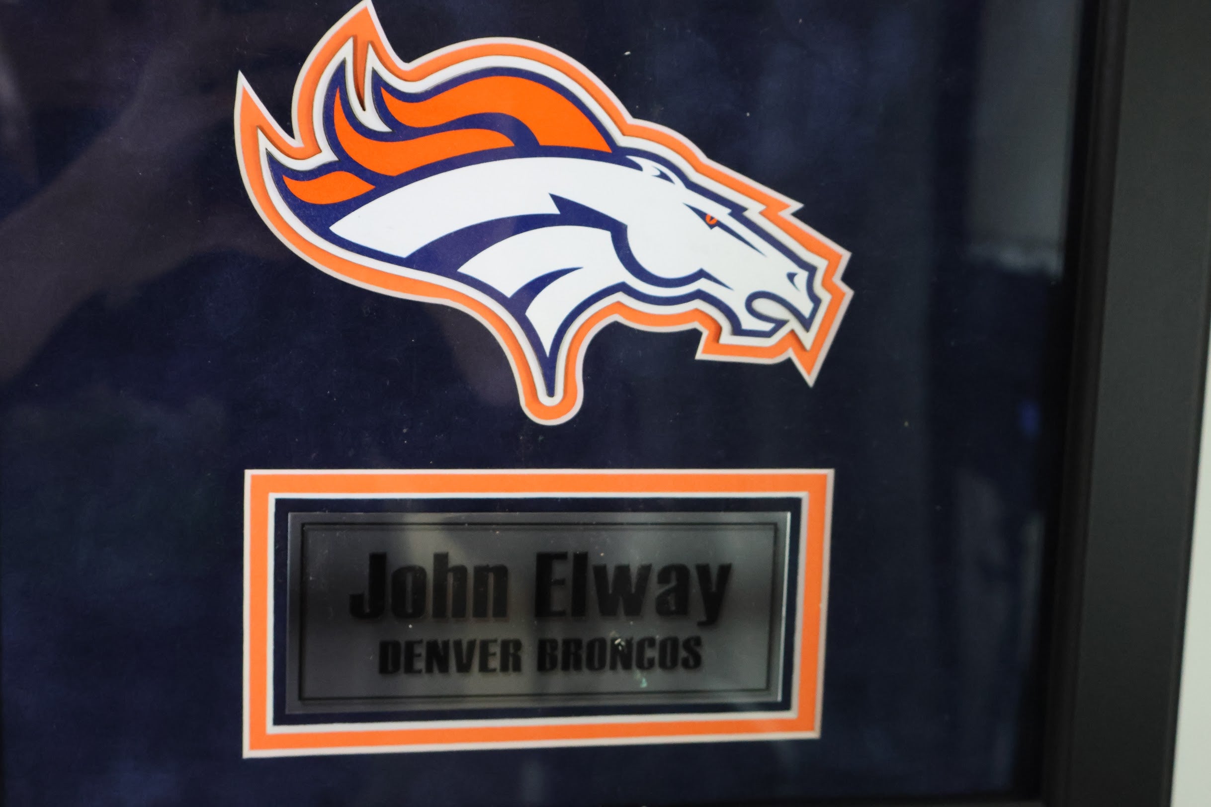 John Elway Autographed 8x10 SB XXXIII Deluxe Framed Fanatics COA