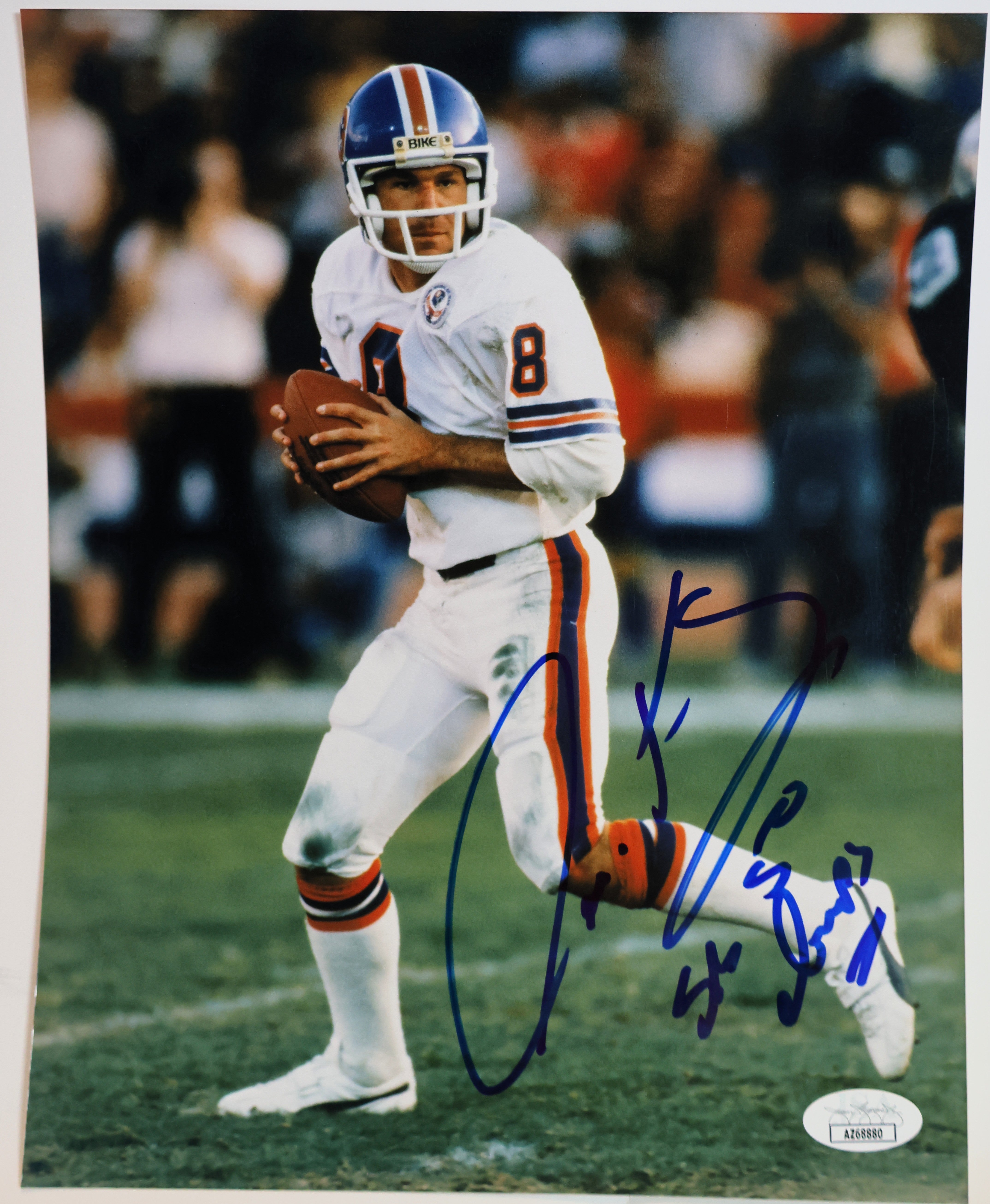 Gary Kubiak Autographed 8x10 Photograph Inscribed "SB Champs" (James Spence COA)