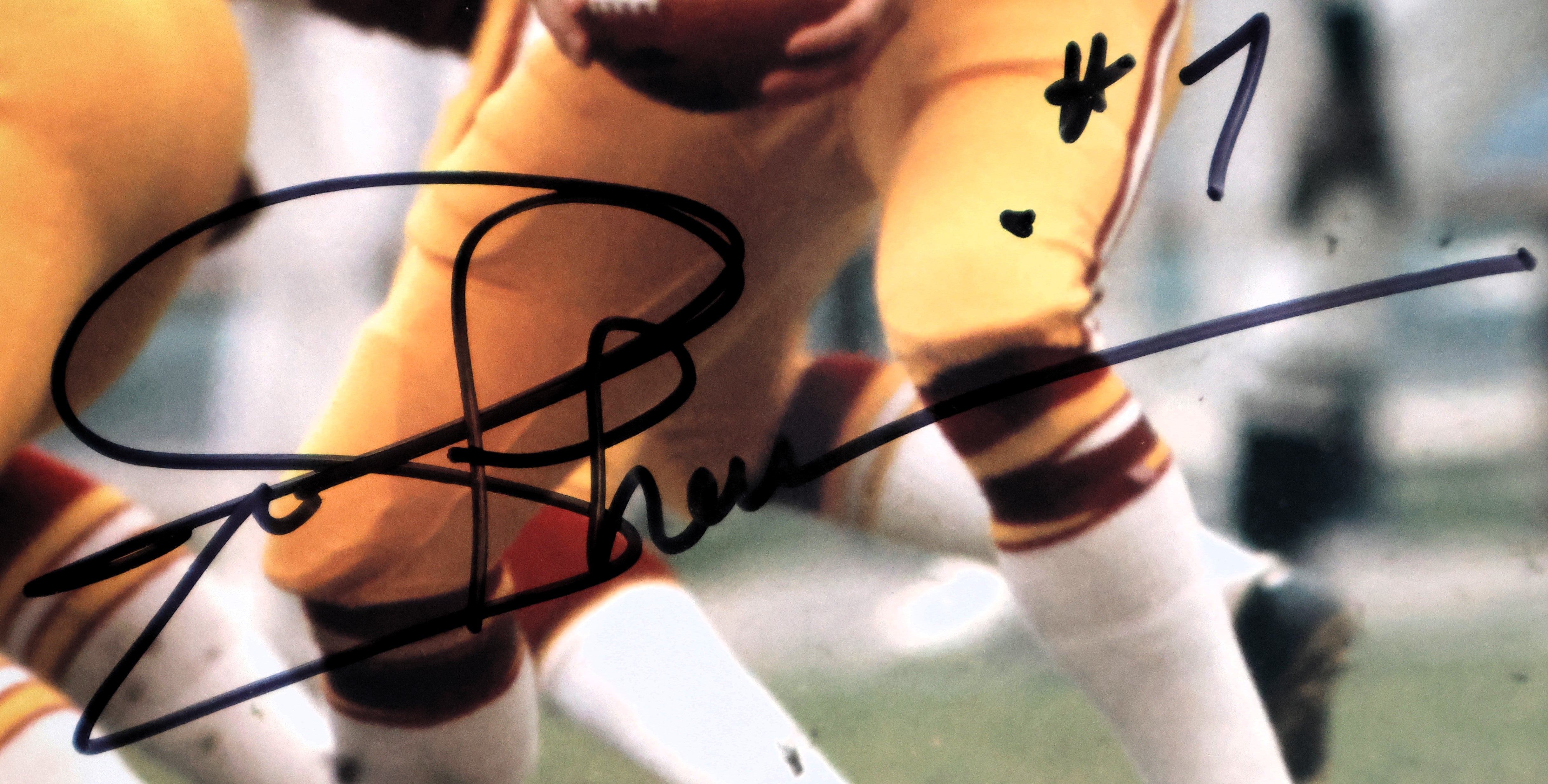 Joe Theismann Autographed 8x10 Photograph (James Spence COA)