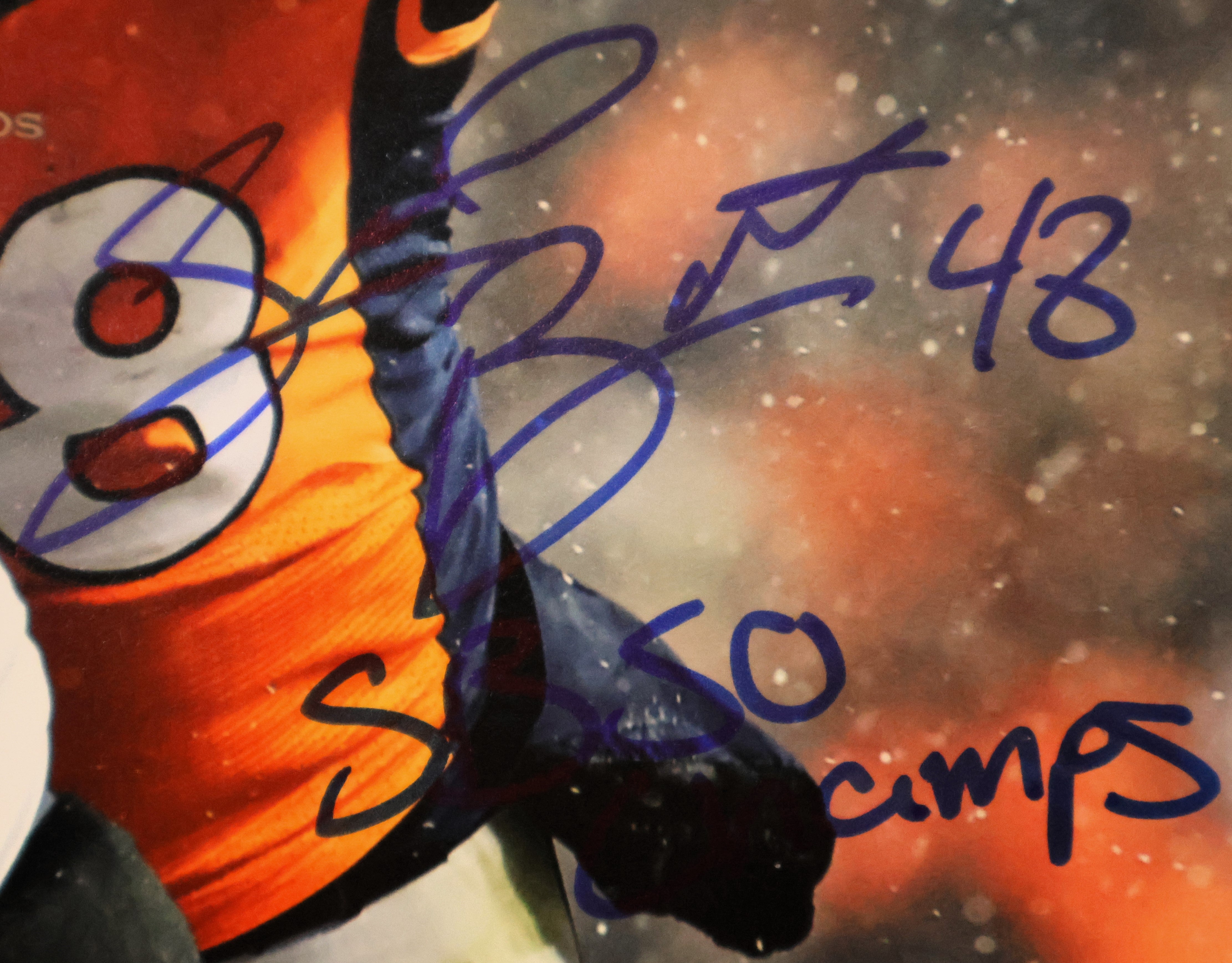 Shaquil Barrett Autographed 8x10 Photograph Inscribed "SB50 Champs" (James Spence COA)