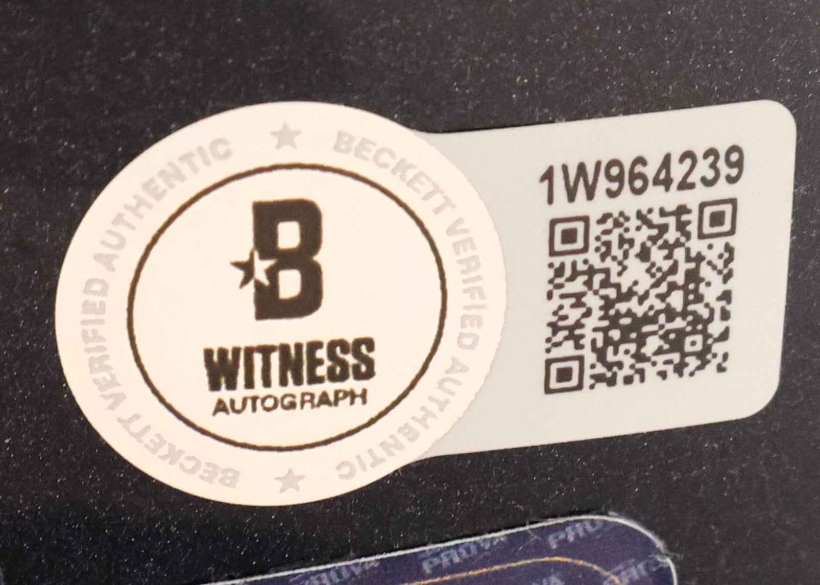 Steve Atwater Broncos Blue Speed Replica Helmet Beckett COA