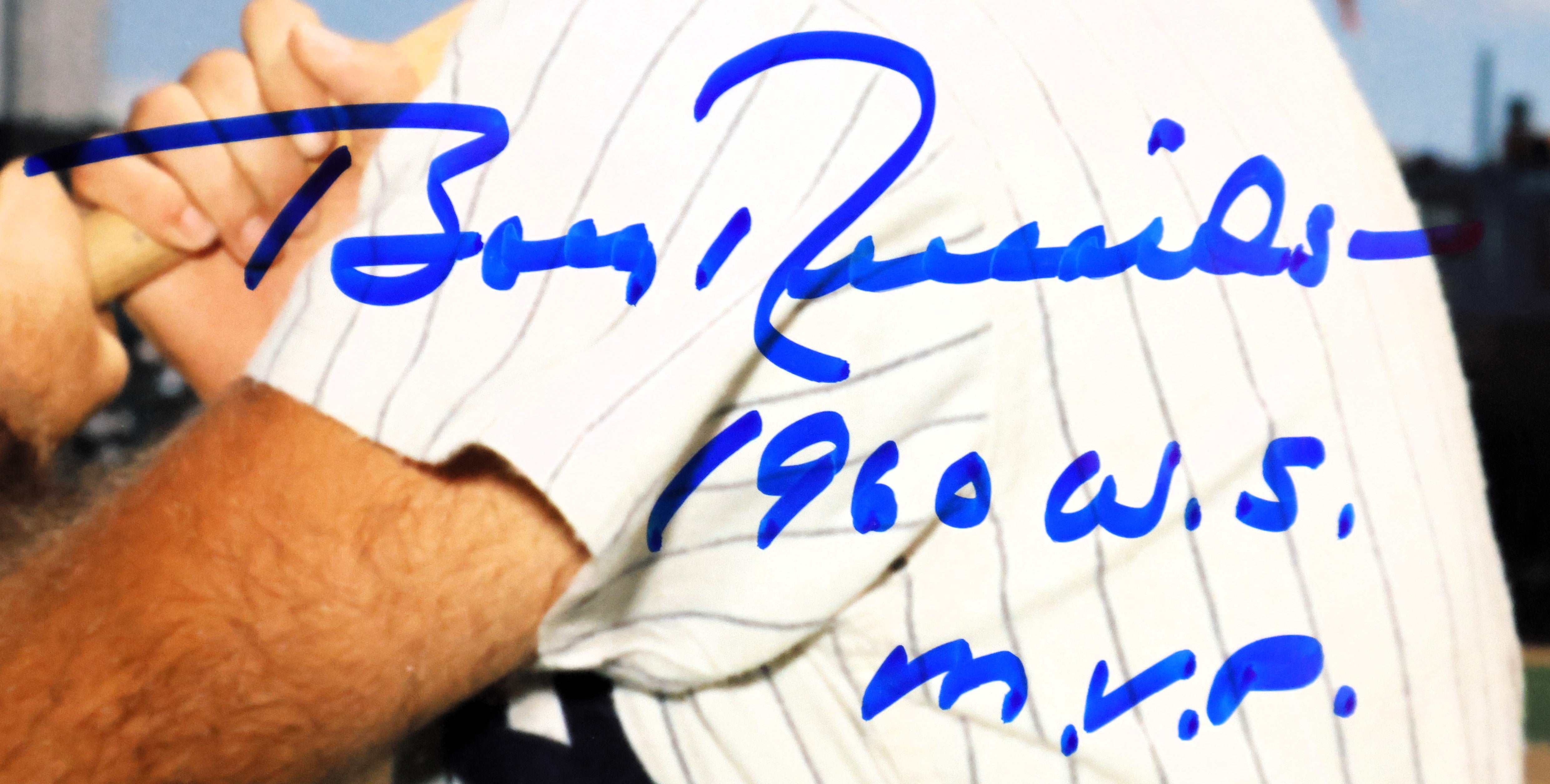 Bobby Richardson Autographed 8x10 Photograph Inscribed "1960 W.S. M.V.P" JSA COA