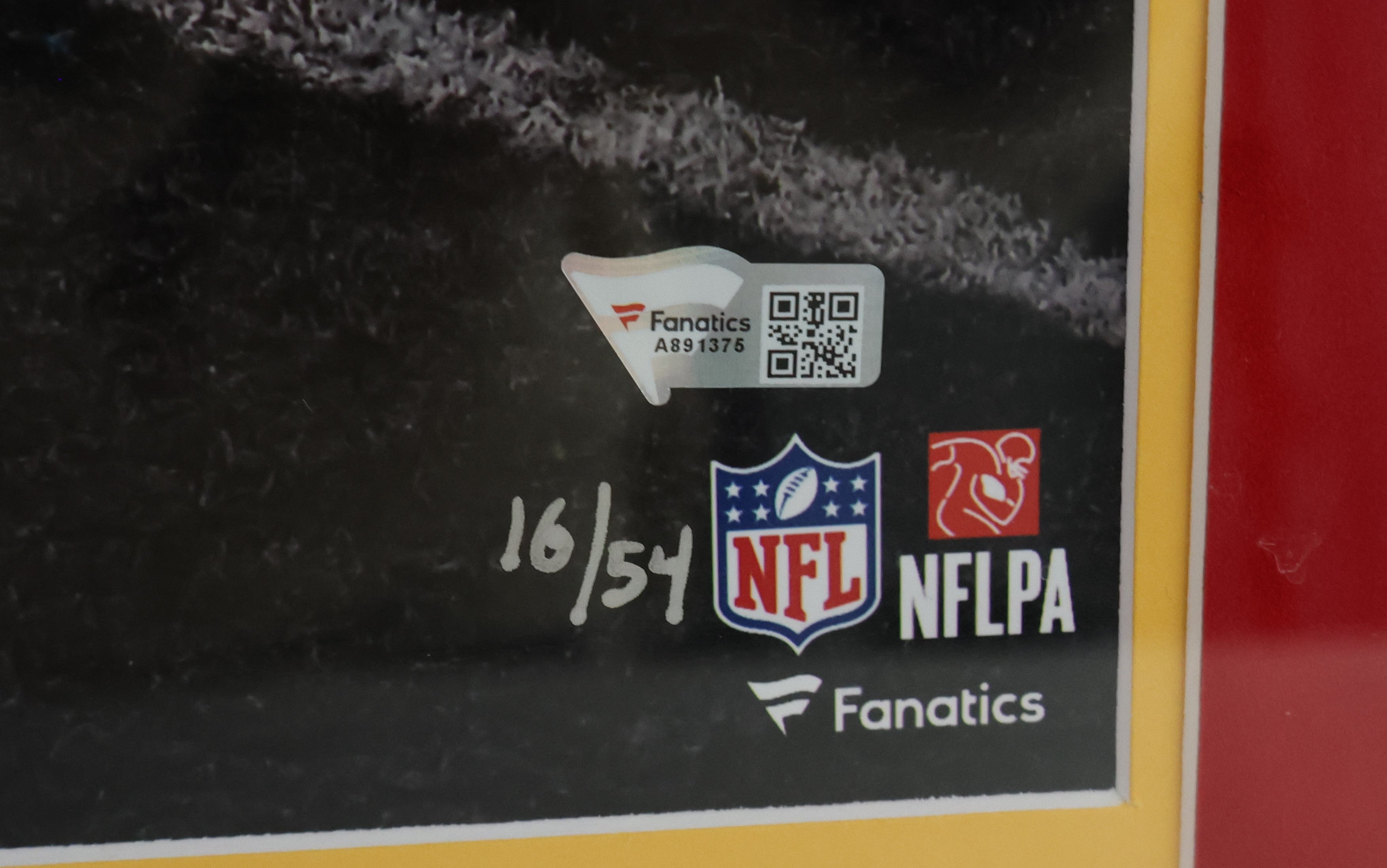 Patrick Mahomes Autographed 16x20 Framed Photo - Multi-Signed Super Bowl LIV Champions Edition